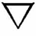 The Downward Pointing Triangle