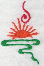 Chinese Sunset Symbol